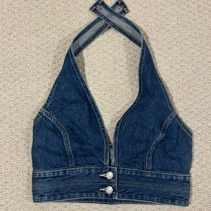 Levi’s denim halter top